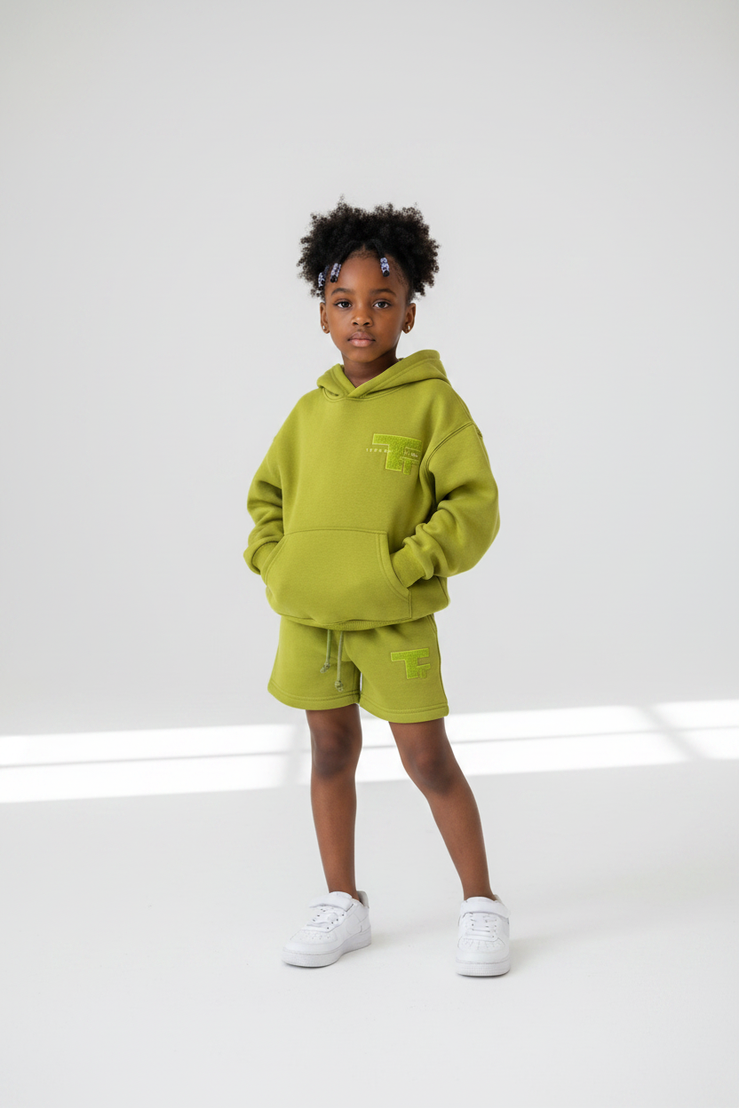 TT Girl Model - Hoodie Short Set